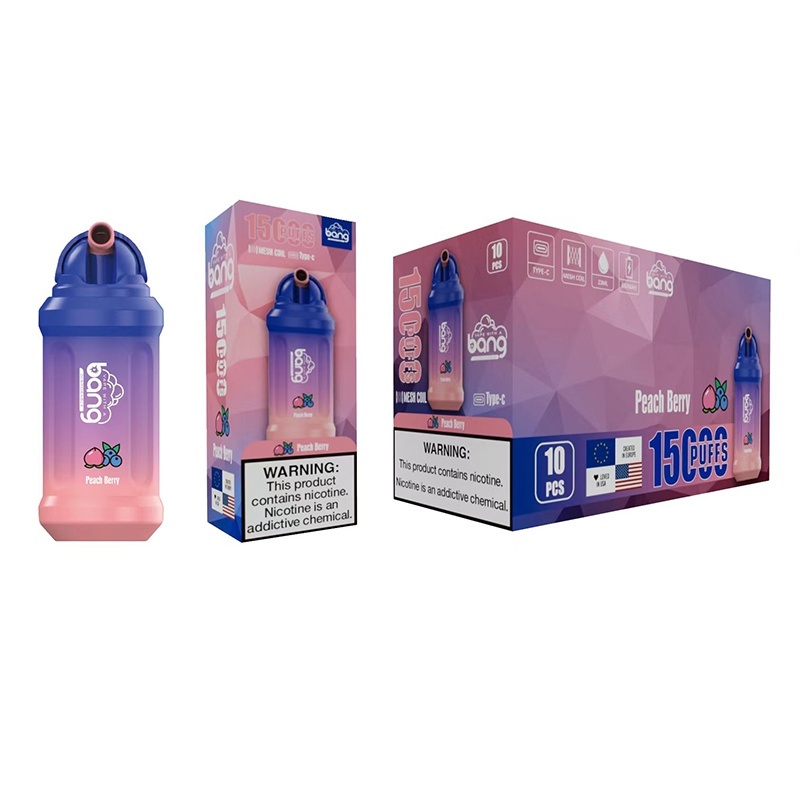 Bang 15K Puffs Vape Filp Design Peach Berry